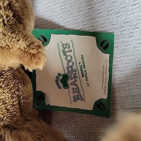 2000 Bearfoots Moose's Jenny Brown Bendable Moose NWT - Picture 5 of 8